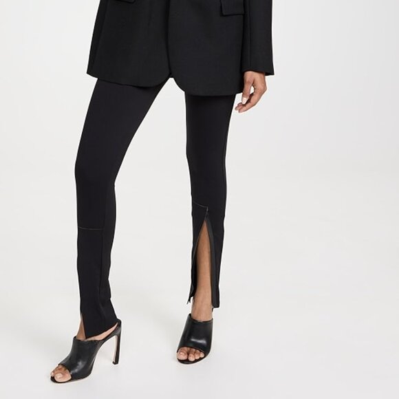 Wardrobe.NYC Front Zip Leggings, Black, Medium - Picture 8 of 10